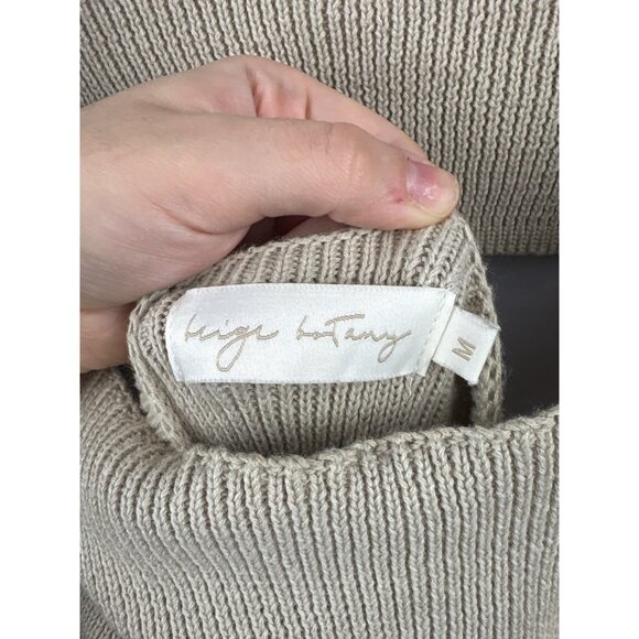 Women’s High Botany Medium Beige Knit Backless Bodycon Maxi Dress - Picture 5 of 5